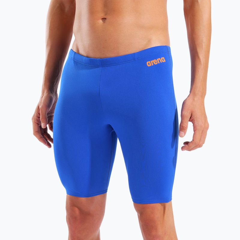 Jammer da uomo per nuoto arena Team Swim Jammer Solid neon blue/team orange 9