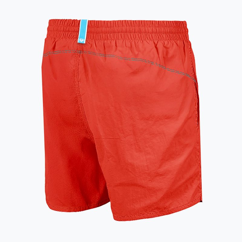 Costume da bagno corto da uomo arena Bywayx R red/turquoise 4