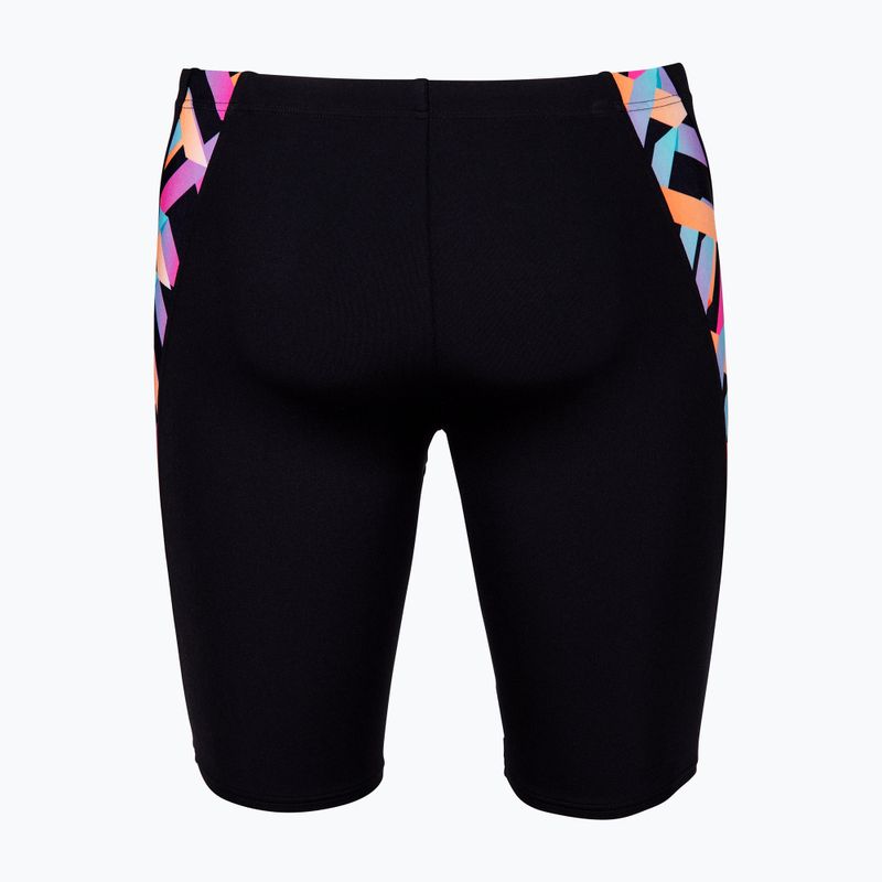 Jammer da nuoto da uomo arena Texture Swim black/black multi 2
