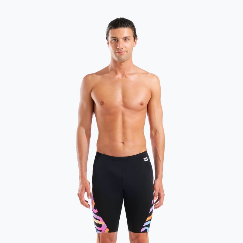 Jammer da nuoto da uomo arena Texture Swim black/black multi 5