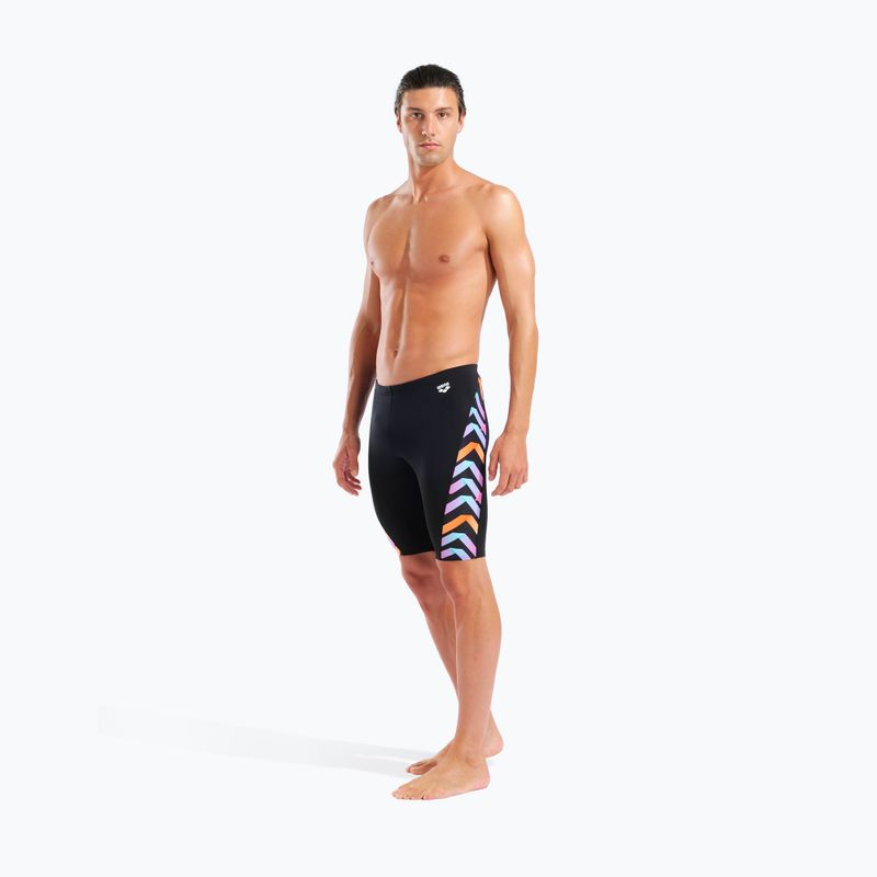 Jammer da nuoto da uomo arena Texture Swim black/black multi 6