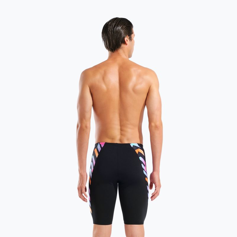 Jammer da nuoto da uomo arena Texture Swim black/black multi 7
