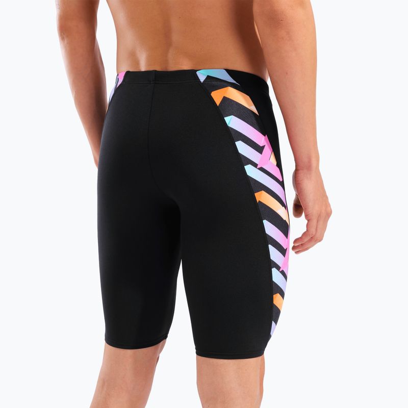 Jammer da nuoto da uomo arena Texture Swim black/black multi 9