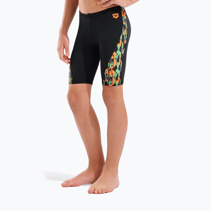 Jammer da nuoto per bambini arena Print Swim black/orange multi 5