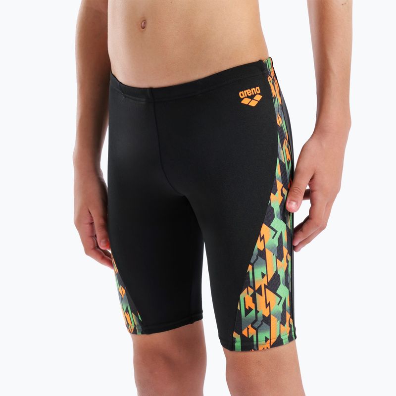 Jammer da nuoto per bambini arena Print Swim black/orange multi 8