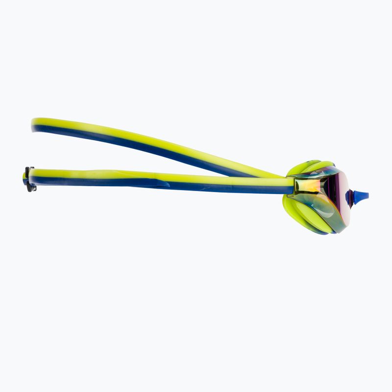 Occhialini da nuoto per bambini arena Python Mirror Jr blue/blue/lime 3