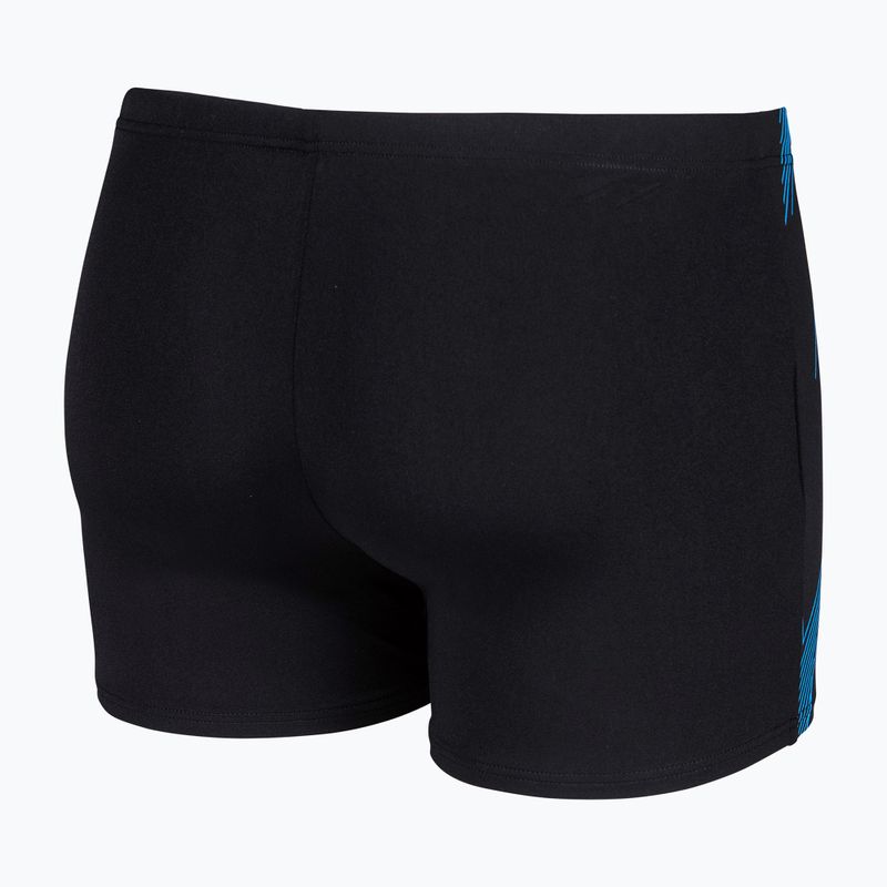 Boxer da nuoto uomo arena Graphic Swim Short black/turquoise 4