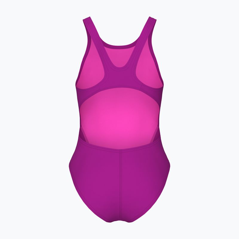Costume da bagno intero bambino Arena Team Swim Tech Solid very fuchsia/water 2