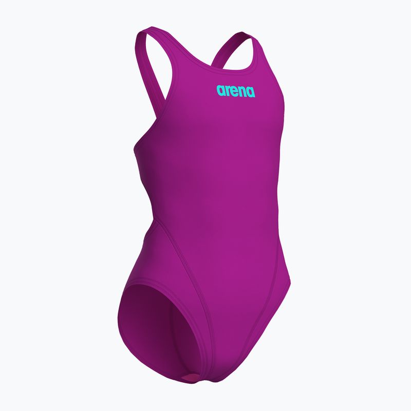 Costume da bagno intero bambino Arena Team Swim Tech Solid very fuchsia/water 4