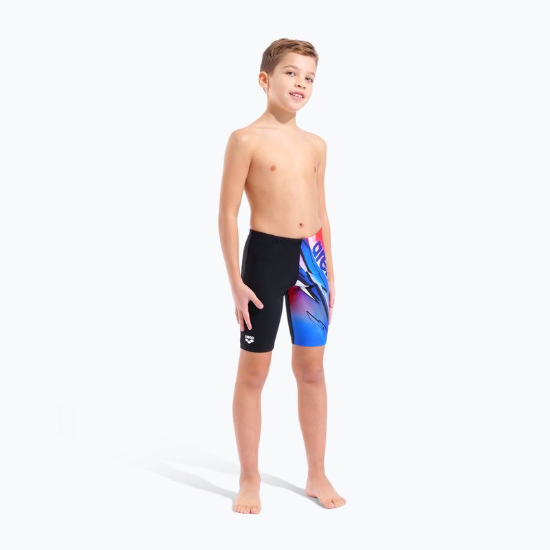  Costume da nuoto jammer da bambino arena Loud Swim Jammer black/multi 2