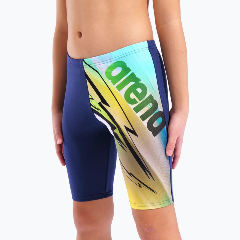  Costume da nuoto jammer da bambino arena Loud Swim Jammer navy/multi 4