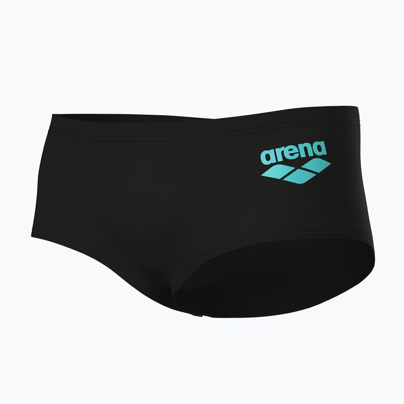 Boxer da nuoto uomo arena One Low Waist Short Big Logo black/black 3