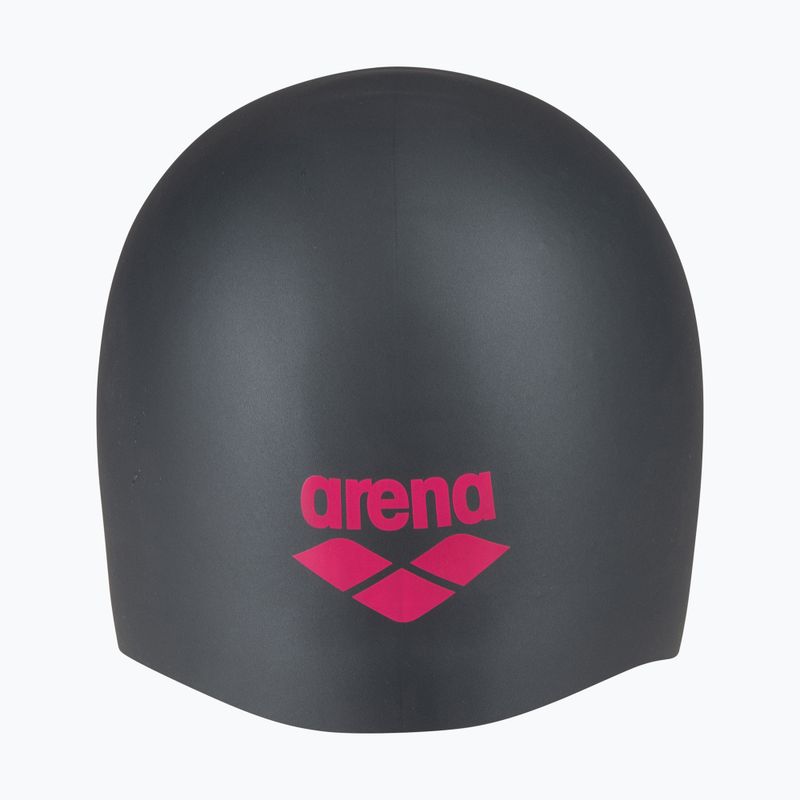 Cuffia da nuoto arena Long Hair asphalt/pink 3