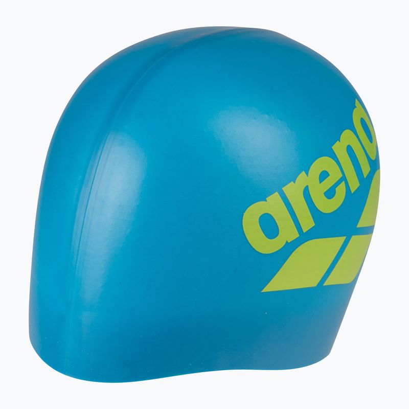 Cuffia da nuoto arena Big Logo blue cosmo/artic lime 3