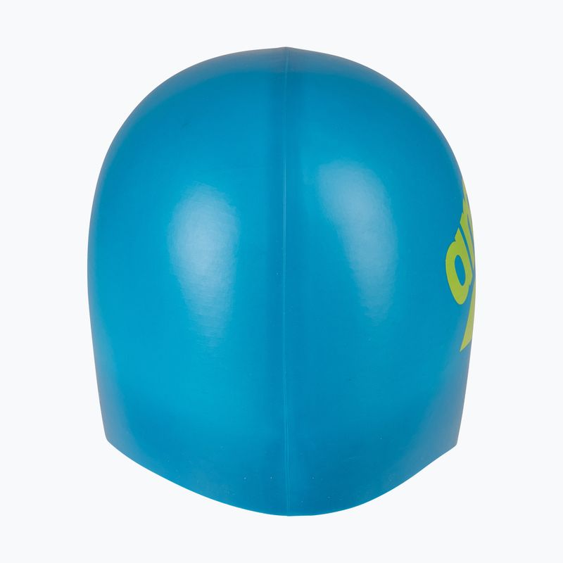 Cuffia da nuoto arena Big Logo blue cosmo/artic lime 5