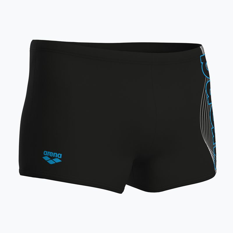 Boxer da nuoto uomo arena Basic Swim Short black/turquoise 4