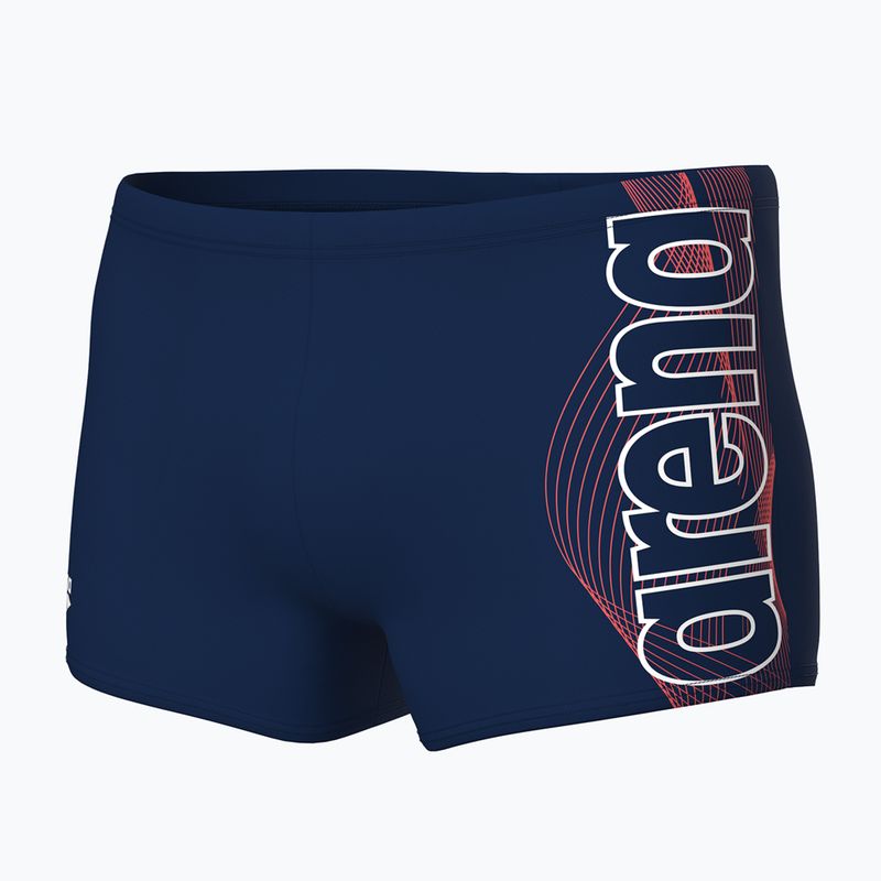 Boxer da nuoto uomo arena Basic Swim Short navy/white 3