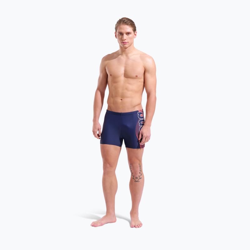 Boxer da nuoto uomo arena Basic Swim Short navy/white 6