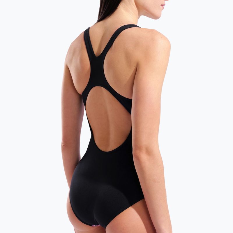 Costume da bagno intero donna arena Peacock Swim Pro Back multi pink/black 5