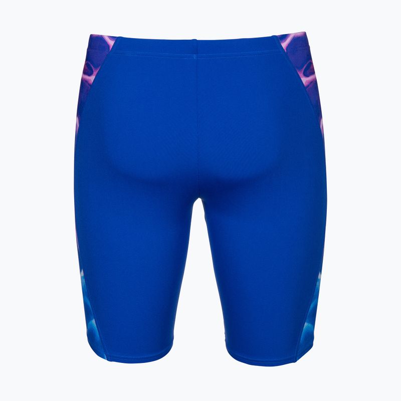 Jammer da uomo per nuoto arena Earth Swim Jammer neon blue/neon blue multi 2