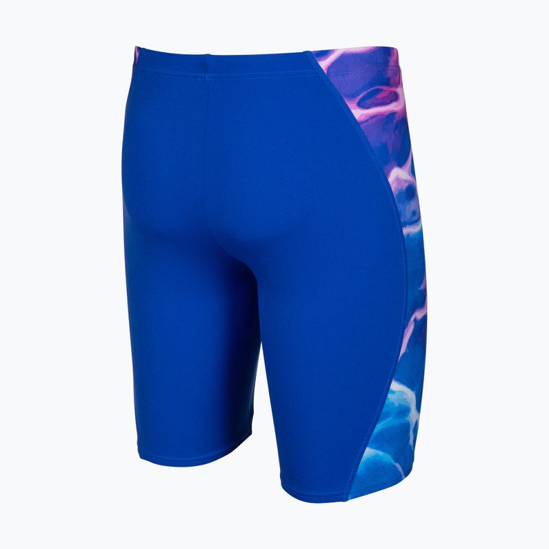 Jammer da uomo per nuoto arena Earth Swim Jammer neon blue/neon blue multi 4
