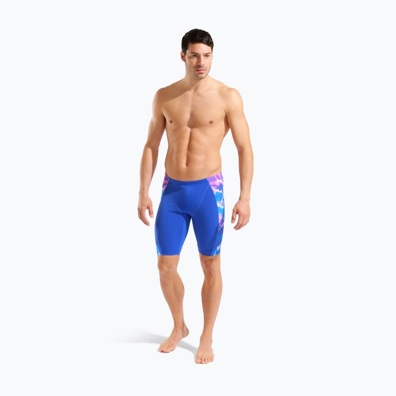 Jammer da uomo per nuoto arena Earth Swim Jammer neon blue/neon blue multi 6