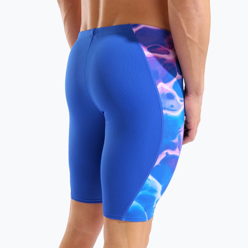 Jammer da uomo per nuoto arena Earth Swim Jammer neon blue/neon blue multi 9