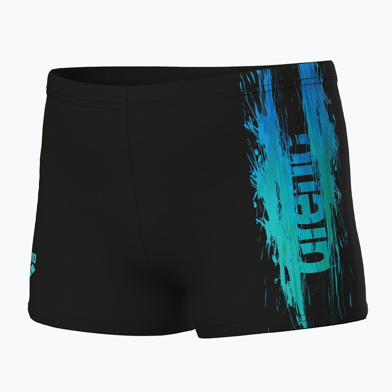 Costume da bagno boxer da bambino arena Loud Swim Short black/black multi 3