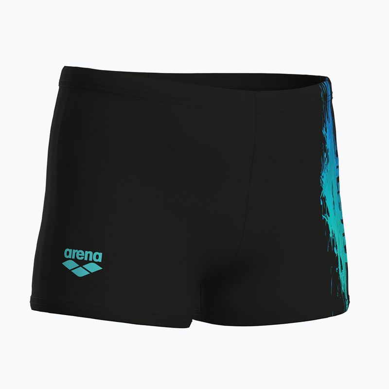 Costume da bagno boxer da bambino arena Loud Swim Short black/black multi 4