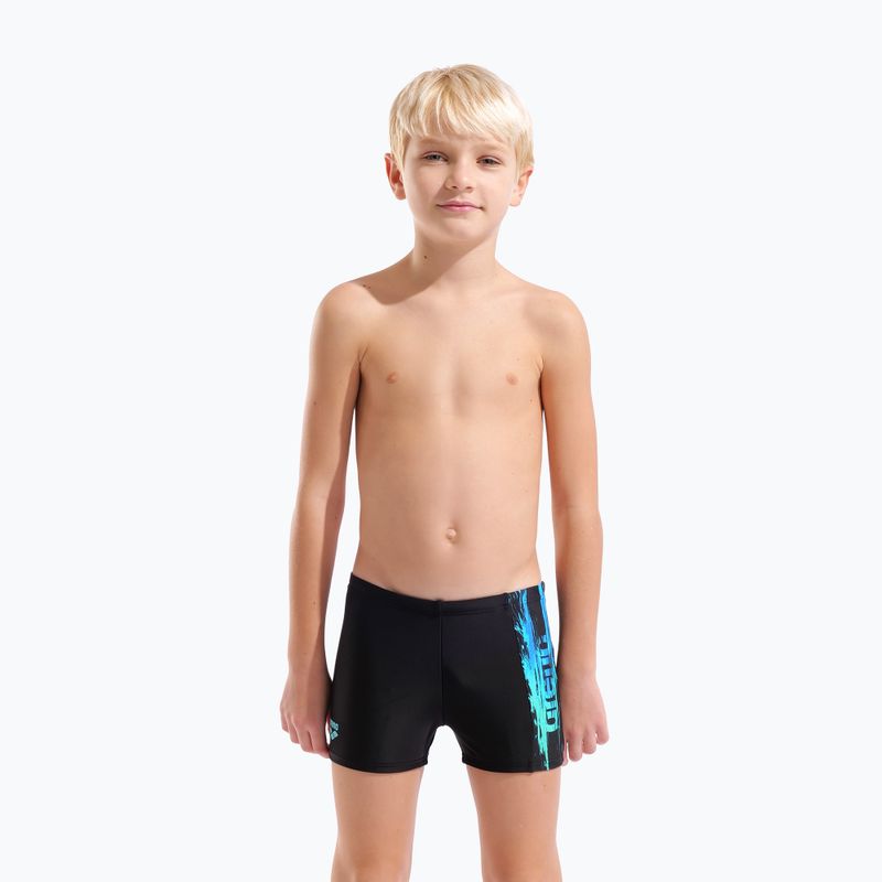 Costume da bagno boxer da bambino arena Loud Swim Short black/black multi 5