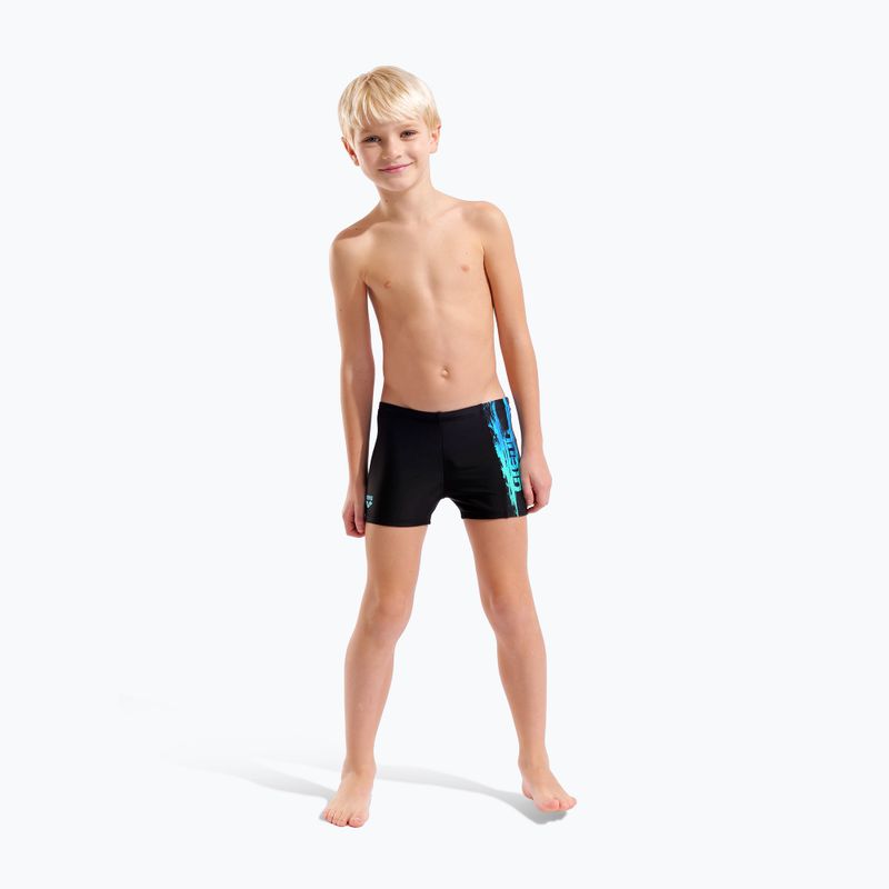 Costume da bagno boxer da bambino arena Loud Swim Short black/black multi 6