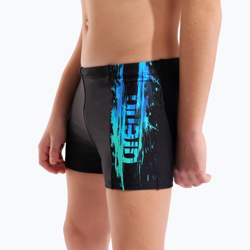 Costume da bagno boxer da bambino arena Loud Swim Short black/black multi 8