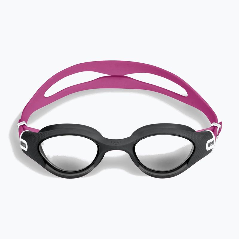Occhialini da nuoto da donna Arena The One Plus clear/black/magenta 3