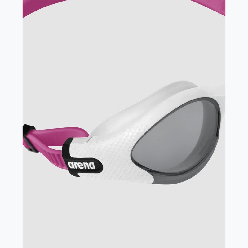 Occhialini da nuoto da donna Arena The One Plus light smoke/white/magenta 6