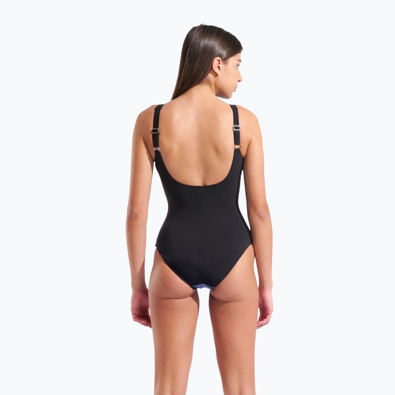 Costume da bagno intero donna arena Sonia U Back black multi/black 3