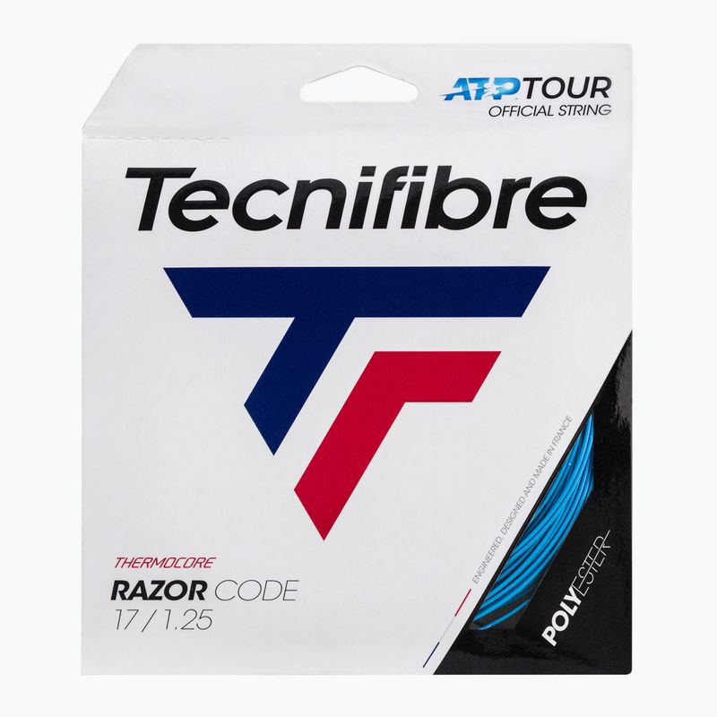 Corda da tennis Tecnifibre Razor Code 12 m blu