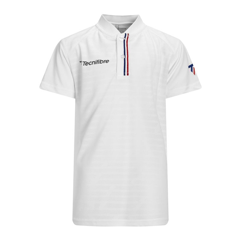 Polo tennis Tecnifibre bambino 22F3VE F3 bianco