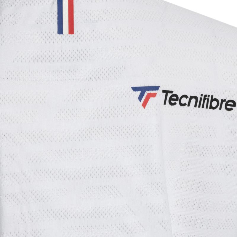 Polo tennis Tecnifibre bambino 22F3VE F3 bianco 4