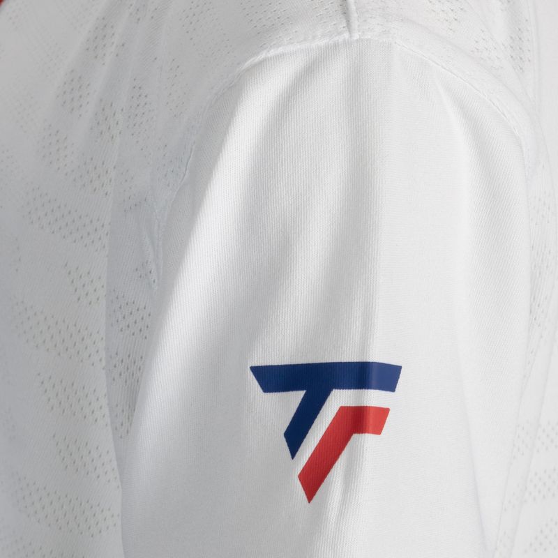 Polo tennis Tecnifibre bambino 22F3VE F3 bianco 5