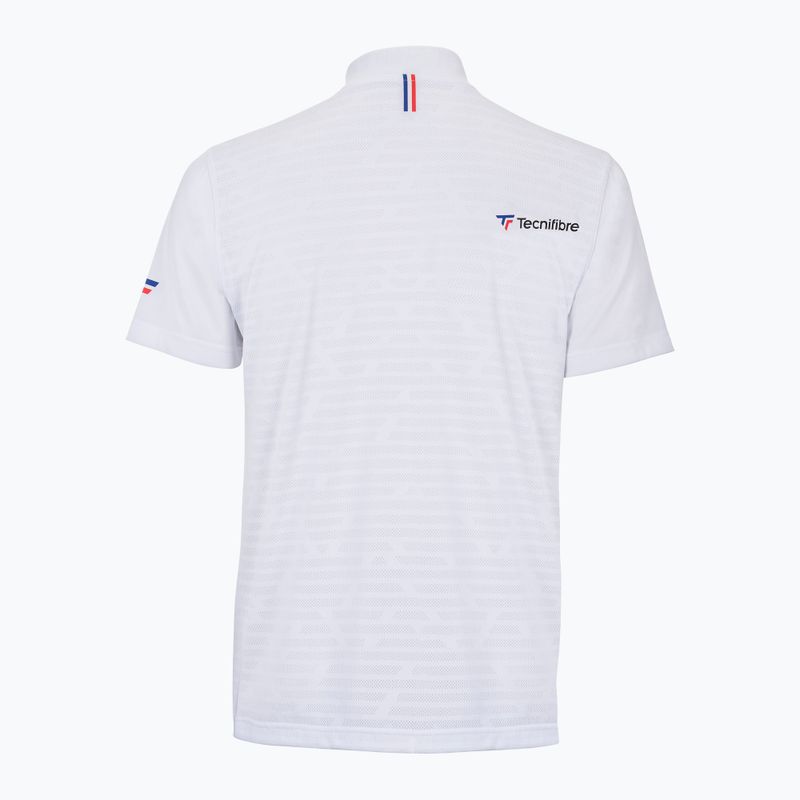 Polo tennis Tecnifibre bambino 22F3VE F3 bianco 7