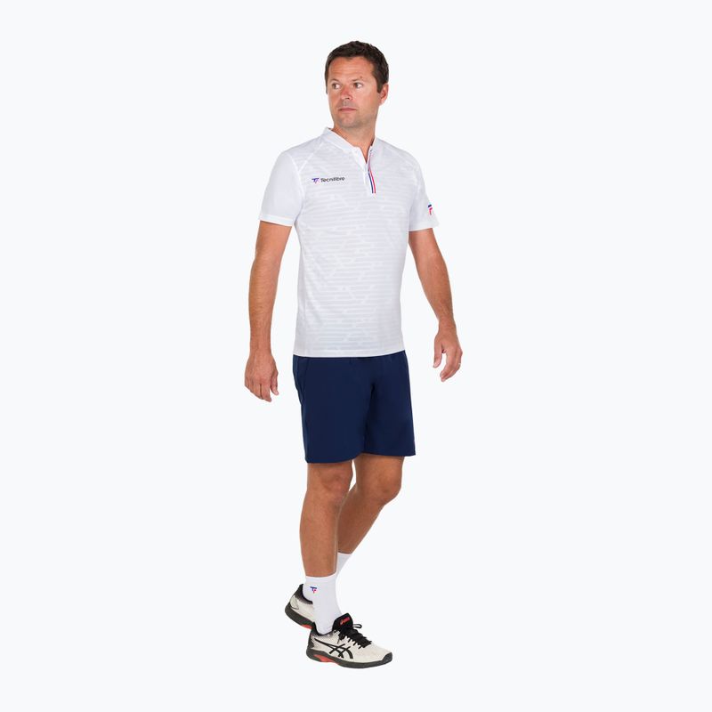 Polo tennis uomo Tecnifibre 22F3VE F3 bianco 3
