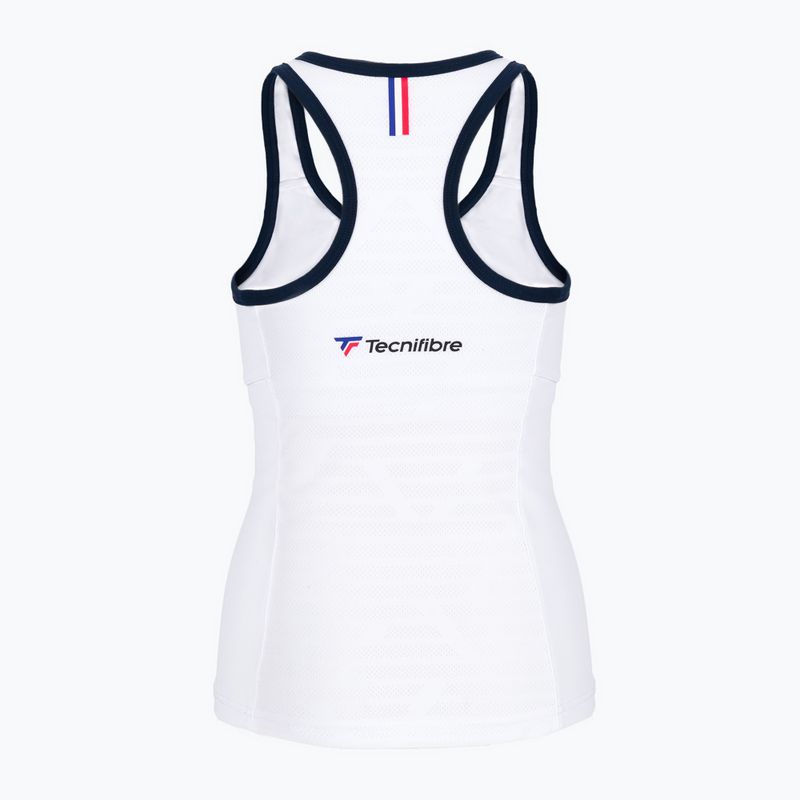 Maglietta da tennis Tecnifibre bambino 22LAF3 F3 Tank bianco 2