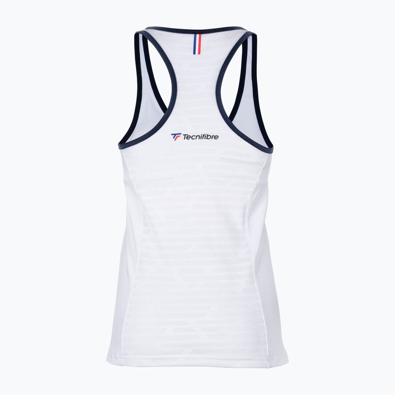 Maglietta da tennis Tecnifibre bambino 22LAF3 F3 Tank bianco 7