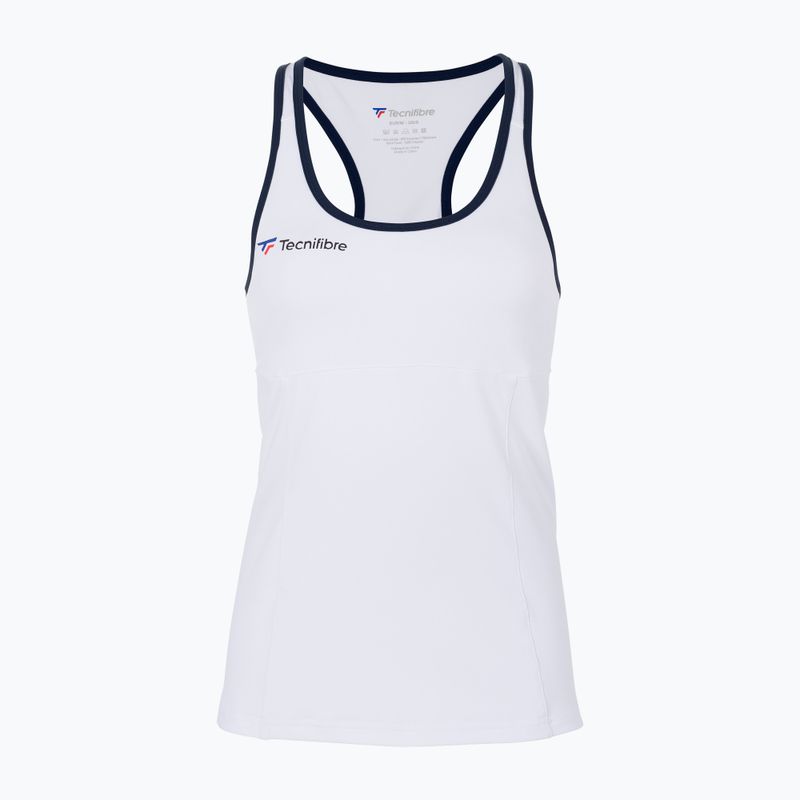 Maglietta da tennis donna Tecnifibre 22LAF3 F3 Tank bianco