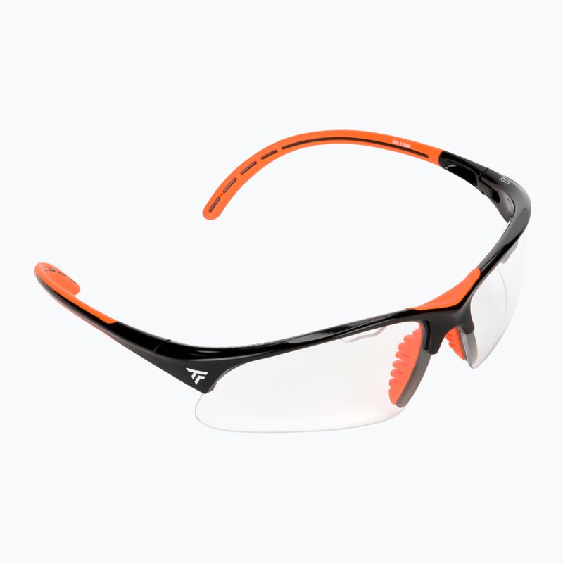 Occhiali da squash Tecnifibre Lunettes Aquash nero/arancio