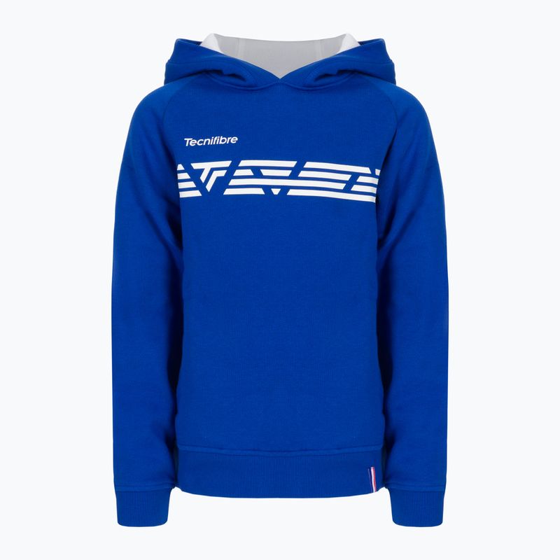 Felpa da tennis Tecnifibre per bambini 21LAHO Felpa con cappuccio in pile royal