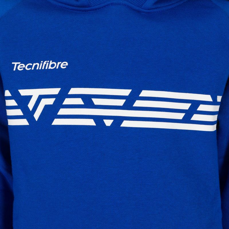 Felpa da tennis Tecnifibre per bambini 21LAHO Felpa con cappuccio in pile royal 3