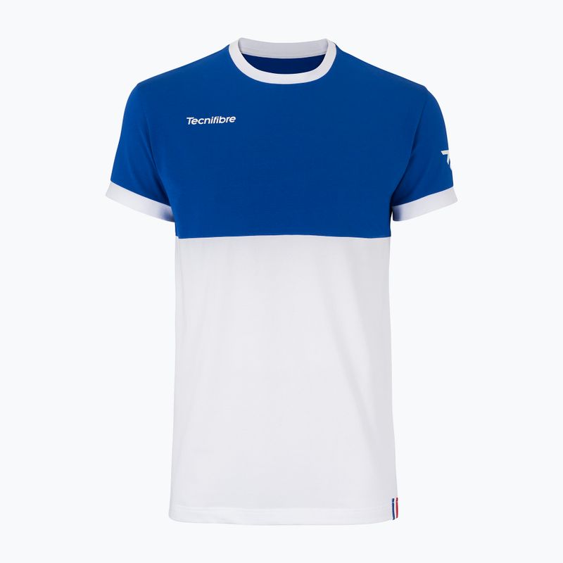 Maglietta da tennis Tecnifibre uomo 22F1ST F1 Stretch royal/bianco
