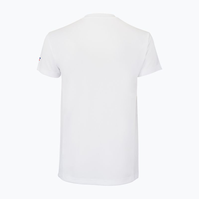 Camicia da tennis da uomo Tecnifibre 22F2ST F2 Airmesh bianco/royal 2