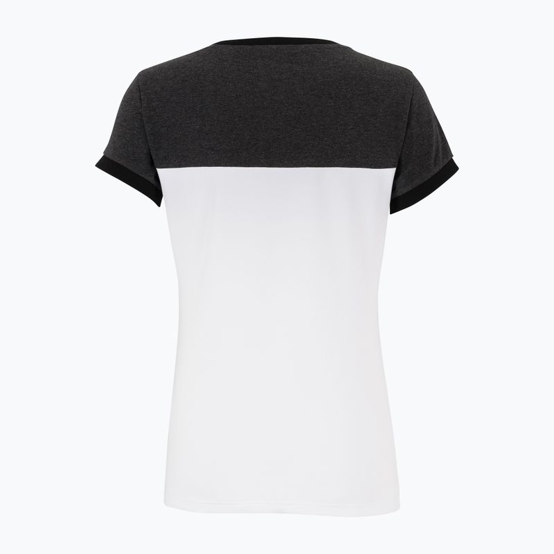 Maglietta da tennis donna Tecnifibre 22LAF1 F1 Stretch bianco/nero 2